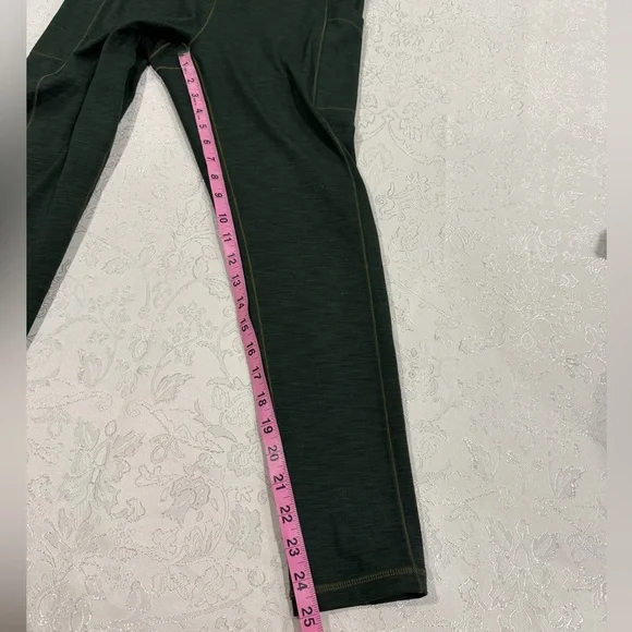 Prana Leggings in Forest Green and Mauve - Picture 9 of 9